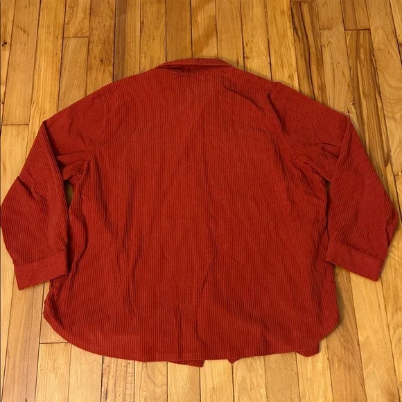 Alfred Dunner Ribbed Corduroy Shacket - Picture 2 of 5